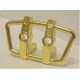 30632 Chrome Gold Vehicle, Grille 6 x 4 x 3 with Two Pins and Two Pin Holes  Custom chromed by Bubul