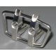 30632 Chrome Silver Chrome Silver Vehicle, Grille 6 x 4 x 3 with Two Pins and Two Pin Holes  Part:30632 chromed by Bubul