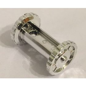   Chrome Silver String Reel 1 x 4 x 2 Drum with Friction Spokes  30635 Custom Chromed by BUBUL