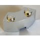 3063 Chrome Silver Brick, Round Corner 2 x 2 Macaroni  or 85080 Custom chromed by Bubul