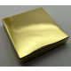 3068 Chrome Gold Tile 2 x 2 with Groove Part: 3068b Custom Chromed by Bubul
