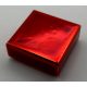 3070b_Chrome-RED  Tile 1 x 1 with Groove  part 3070 3070b  Custom Chromed by Bubul