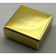 3070b_Chrome GOLD Tile 1 x 1 with Groove  3070 3070b  Custom Chromed by Bubul