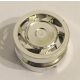 30838 Chrome Silver Wheel 11mm D. x 6mm with 7 Slanted Spokes | Custom chromed by BUBUL