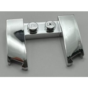   31584 | Wedge 3 x 4 x 2/3 Curved with Cutout | Custom Chromed by Bubul