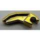 3171 Chrome Gold Barb / Claw / Horn / Tooth with Clip, Angled Custom Chromed by BUBUL