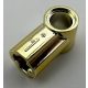 32013, 42127 | Chrome GOLD Technic, Axle and Pin Connector Angled #1 | Custom Chromed by BUBUL
