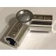 32015 | Chrome Silver Technic, Axle and Pin Connector Angled #5 - 112.5 degrees | Custom Chromed by BUBUL