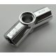 32016 | Chrome Silver Technic, Axle and Pin Connector Angled #3 - 157.5 degrees | Custom Chromed by BUBUL