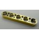 32017 | Chrome GOLD Technic, Liftarm 1 x 5 Thin | Custom Chromed by BUBUL