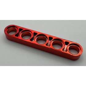   32017 | Chrome RED Technic, Liftarm 1 x 5 Thin | Custom Chromed by BUBUL