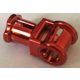 32039 | Chrome Red Technic, Axle Connector with Axle Hole or 42135 | Custom Chromed by BUBUL