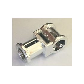   32039 | Chrome Silver Technic, Axle Connector with Axle Hole | Custom Chromed by BUBUL