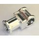 32039 | Chrome Silver Technic, Axle Connector with Axle Hole or 42135 | Custom Chromed by BUBUL