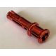 32054 Chrome RED Technic, Pin 3L with Friction Ridges Lengthwise and Stop Bush  32054 Custom Chromed by BUBUL