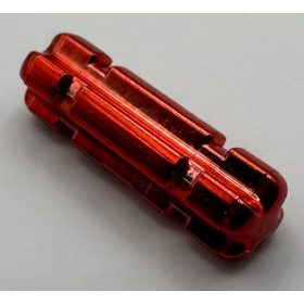   32062 Chrome RED Technic, Axle 2L Notched Custom Chromed by BUBUL