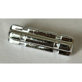   32062 Chrome Silver Technic, Axle 2L Notched Custom Chromed by BUBUL