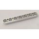 32065 Chrome Silver Technic, Liftarm 1 x 7 Thin  Custom Chromed by BUBUL