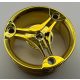32077 Chrome Gold Wheel 70 x 28 mm Futuristic  Custom chromed by Bubul