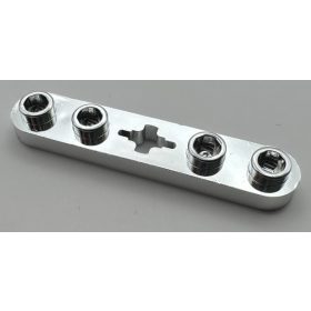   32124 | Technic, Plate 1 x 5 with Smooth Ends, 4 Studs and Center Axle Hole | Custom Chromed by Bubul