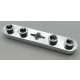 32124 | Technic, Plate 1 x 5 with Smooth Ends, 4 Studs and Center Axle Hole | Custom Chromed by Bubul