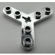 Chrome Silver Technic, Plate Rotor 3 Blade with Smooth Ends and 6 Studs (Propeller)  32125 Custom Chromed by BUBUL