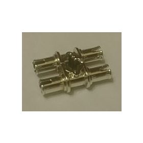   32138 Chrome Silver Technic, Pin Double with Axle Hole  Custom Chromed by BUBUL