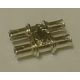 32138 Chrome Silver Technic, Pin Double with Axle Hole  Custom Chromed by BUBUL