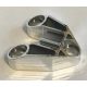 32175 Chrome Silver Technic, Pin Connector 3 x 3 with Axle and 3 Pin Holes Custom Chromed by BUBUL
