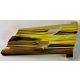 32188 Chrome Gold Technic, Panel Fairing # 3 Large Long, Large Holes, Side A or 22972, 41347 Custom Chromed by BUBUL