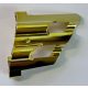 32190 Chrome Gold Technic, Panel Fairing # 1 Large Short, Large Holes, Side A or 22749, 41349 Custom Chromed by BUBUL