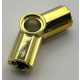 32192 Chrome GOLD Technic, Axle and Pin Connector Angled #4 - 135 degrees  Custom Chromed by BUBUL