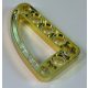 32250 Chrome gold Technic, Liftarm 3 x 5 L-Shape with Quarter Ellipse Thin  Custom Chromed by BUBUL