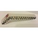 Chrome Silver Technic, Liftarm 1 x 9 Bent (7 - 3) Thick   32271  Custom Chromed by BUBUL