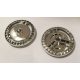 Chrome Silver Technic, Disk 5 x 5 - Notched  32439 Custom Chromed by BUBUL