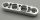 Chrome Silver Technic, Liftarm 1 x 4 Thin  32449 Custom Chromed by BUBUL