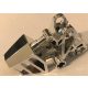 32475 Chrome Silver Bionicle Foot with Ball Joint Socket 3 x 6 x 2 1/3 Custom Chromed by BUBUL