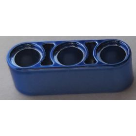   32523 Chrome BLUE Technic, Liftarm 1 x 3 Thick  32523 Custom chromed by Bubul