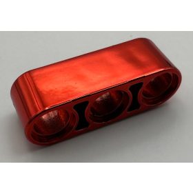   32523_RED Chrome RED Technic, Liftarm 1 x 3 Thick  32523 Custom chromed by Bubul