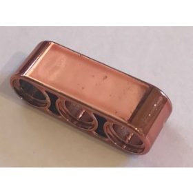   32523 Chrome Copper Technic, Liftarm 1 x 3 Thick  32523 Custom chromed by Bubul