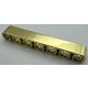 32524 | Chrome Gold Technic, Liftarm 1 x 7 Thick | Custom Chromed by BUBUL