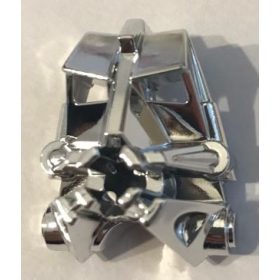   32553 Chrome Silver Bionicle Head Connector Block 3 x 4 x 1 2/3 Custom Chromed by BUBUL