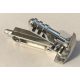 32560 Chrome Silver Bionicle Foot Wedge 3 x 7 x 3 Custom Chromed by BUBUL
