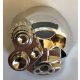 32569 Chrome Silver Bionicle Mask Akaku or 43098 Custom Chromed by BUBUL
