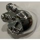 32575 Chrome Silver Bionicle Mask Mahiki (Turaga) Custom Chromed by BUBUL