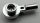 32828 Chrome Silver Bar 1L with 1 x 1 Round Plate with Hollow Stud  Custom chromed by BUBUL