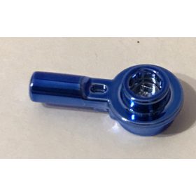   32828 Chrome Blue Bar 1L with 1 x 1 Round Plate with Hollow Stud  Custom chromed by BUBUL