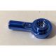 32828 Chrome Blue Bar 1L with 1 x 1 Round Plate with Hollow Stud  Custom chromed by BUBUL