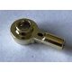 32828 Chrome Gold Bar 1L with 1 x 1 Round Plate with Hollow Stud  Custom chromed by BUBUL