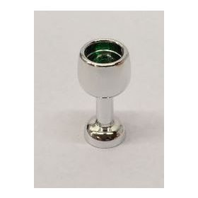   33061 Chrome Silver Minifig, Utensil Goblet Large  Custom Chromed by BUBUL